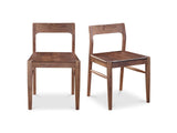 Owing Walnut Brown Dining Chair (Set of 2) by MOES at Eve Furniture