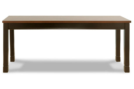 Owingsville Black/Brown Dining Bench by Ashley at Eve Furniture