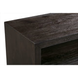 Oxford 64 inch Two Drawer Two Shelf Media Console in Basalt Grey by Modus Furniture at Eve Furniture