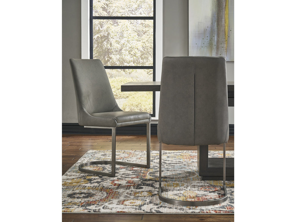 Oxford Basalt Grey Dining Chair (Set of 2) by Modus Furniture at Eve Furniture