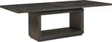 Oxford Basalt Grey Rectangular Dining Table by Modus Furniture at Eve Furniture