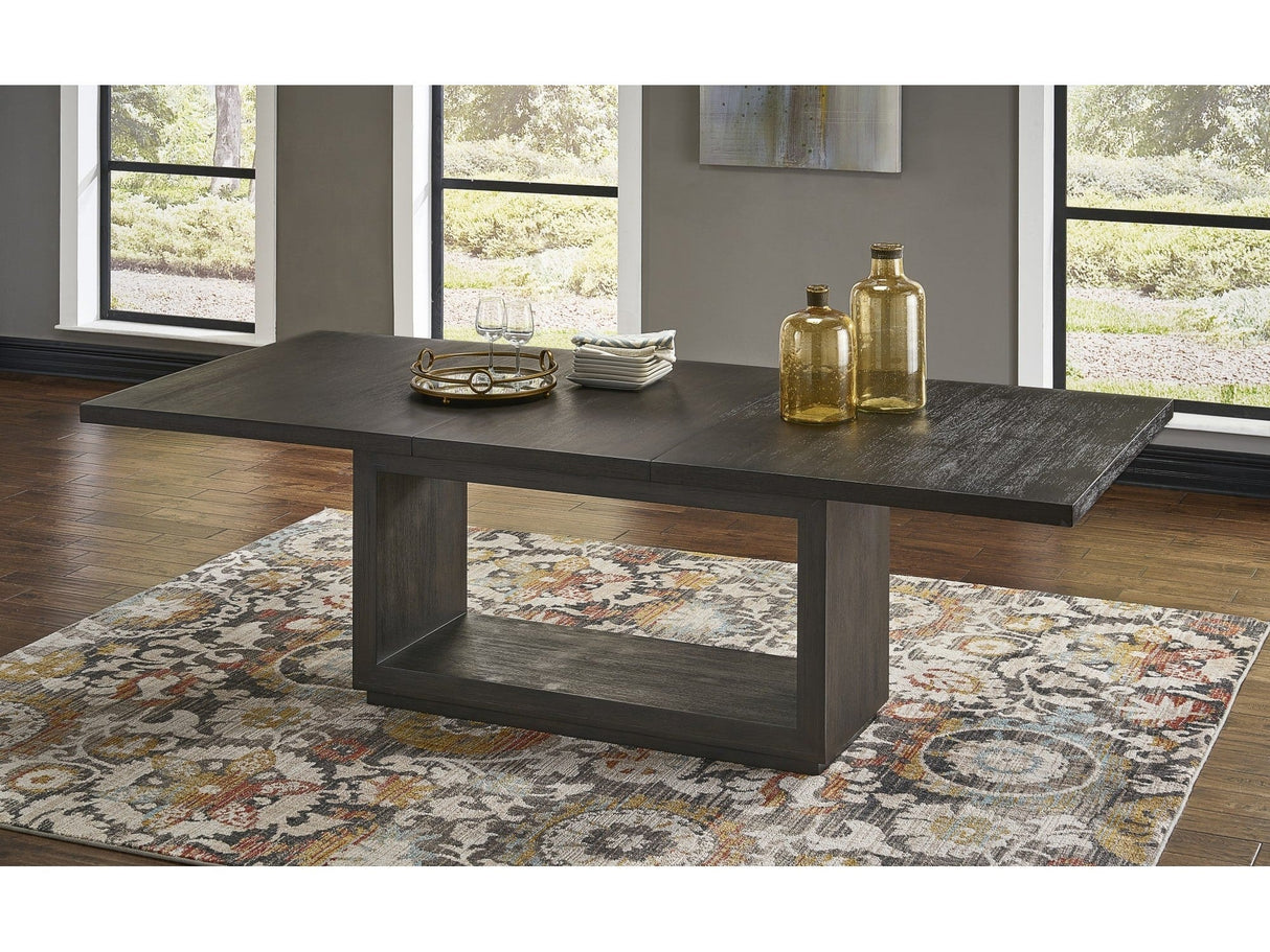 Oxford Basalt Grey Rectangular Dining Table by Modus Furniture at Eve Furniture