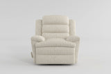 Oxford Beige Swivel Glider Reclining Chair