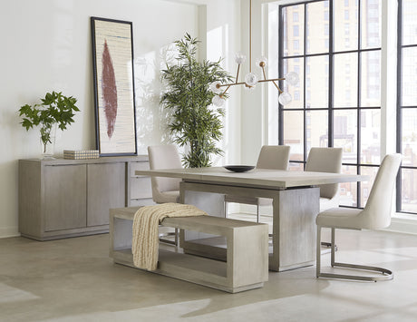 Oxford Bench in Mineral by Modus Furniture at Eve Furniture