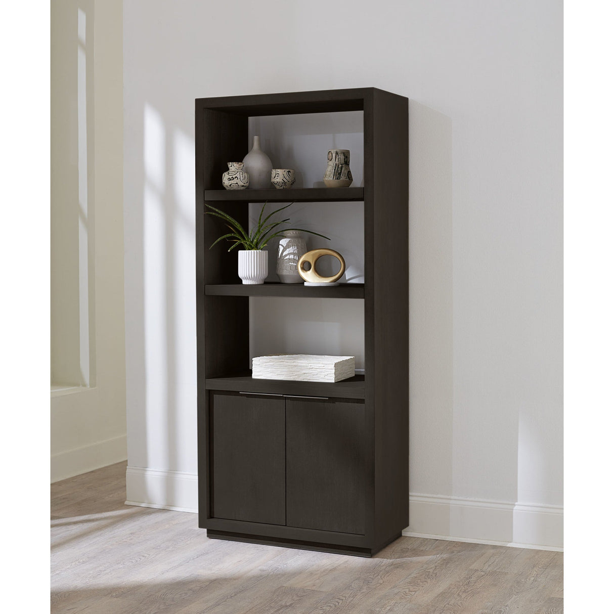 Oxford Bookshelf in Basalt Grey by Modus Furniture at Eve Furniture