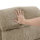 Oxford Brown Swivel Glider Reclining Chair