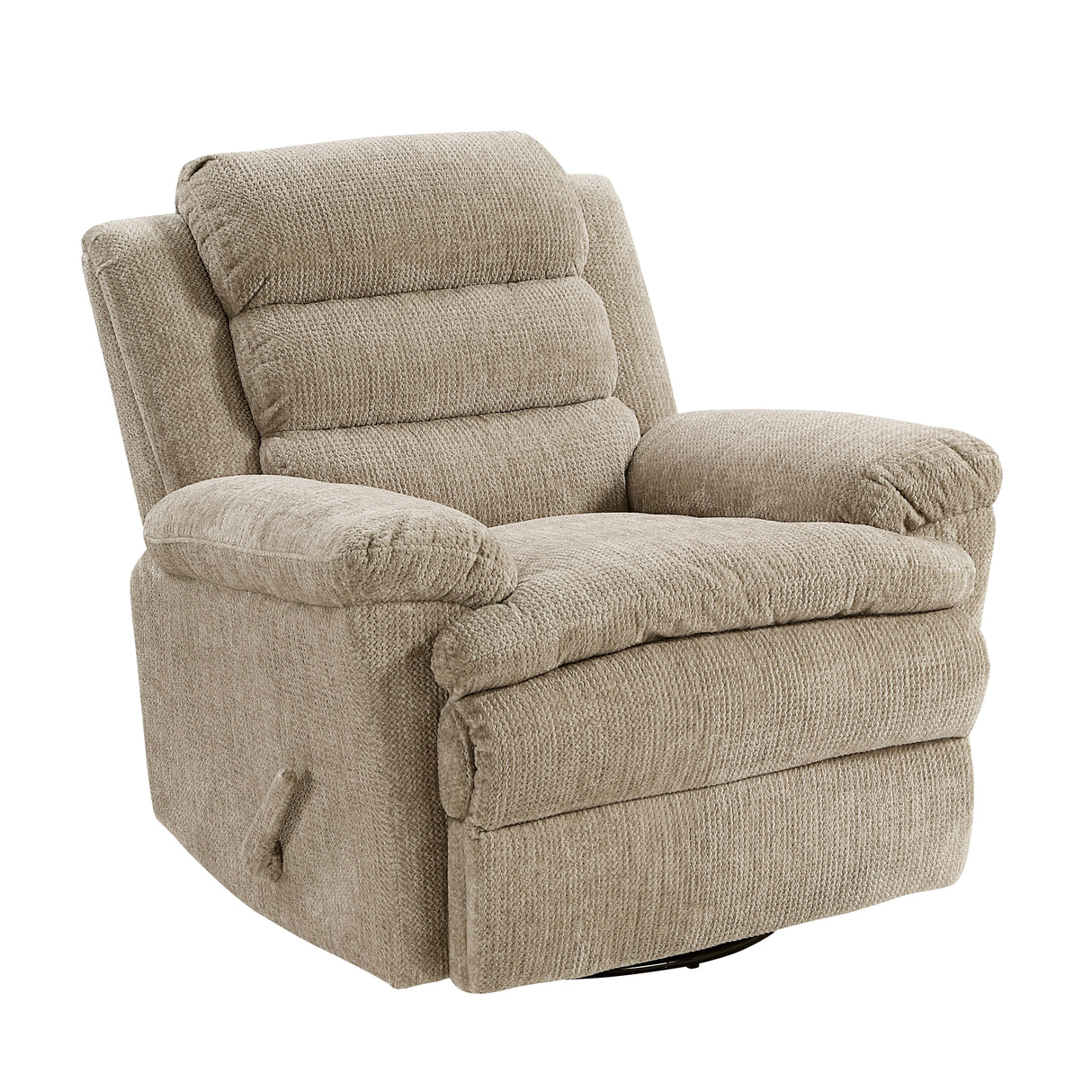 Oxford Brown Swivel Glider Reclining Chair