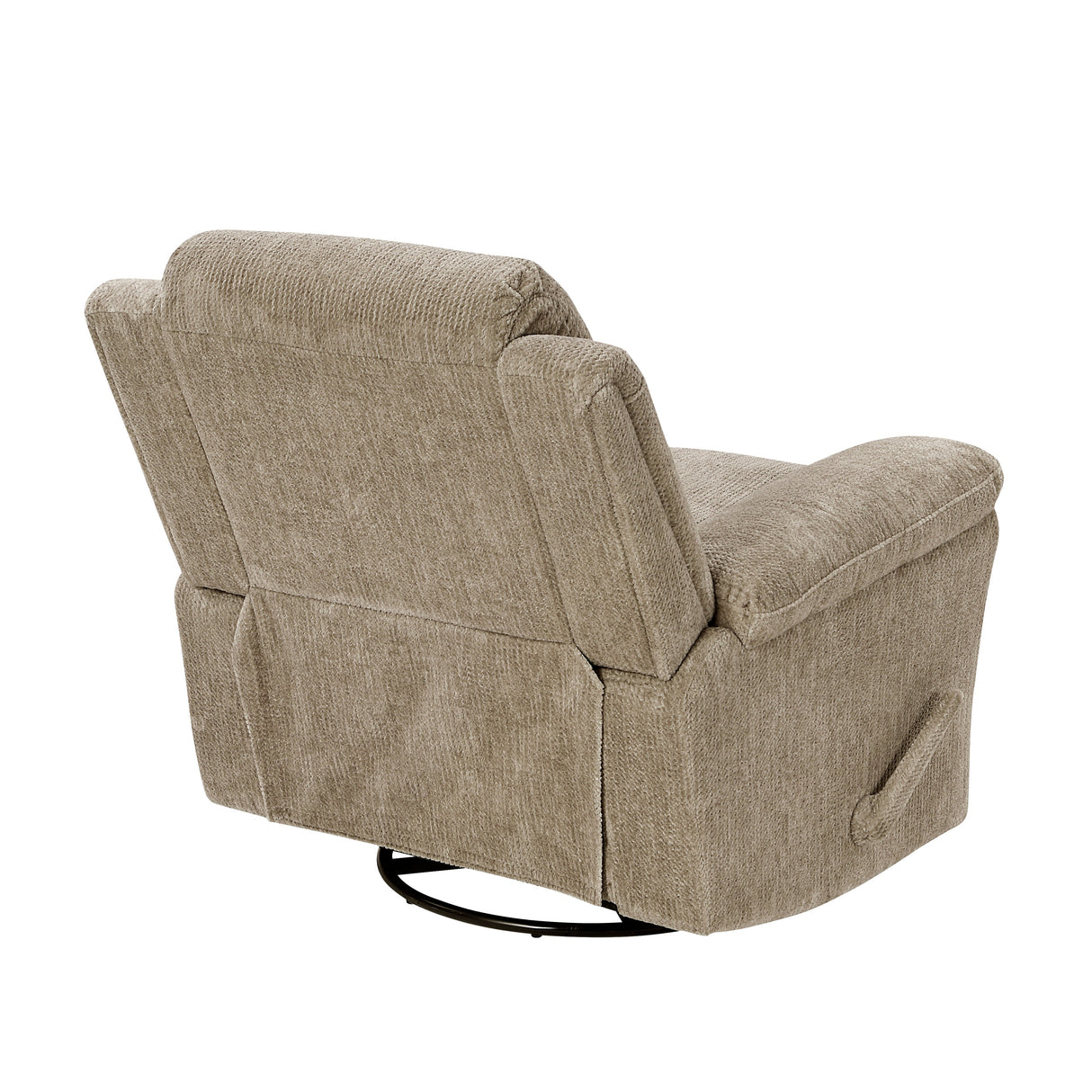 Oxford Brown Swivel Glider Reclining Chair