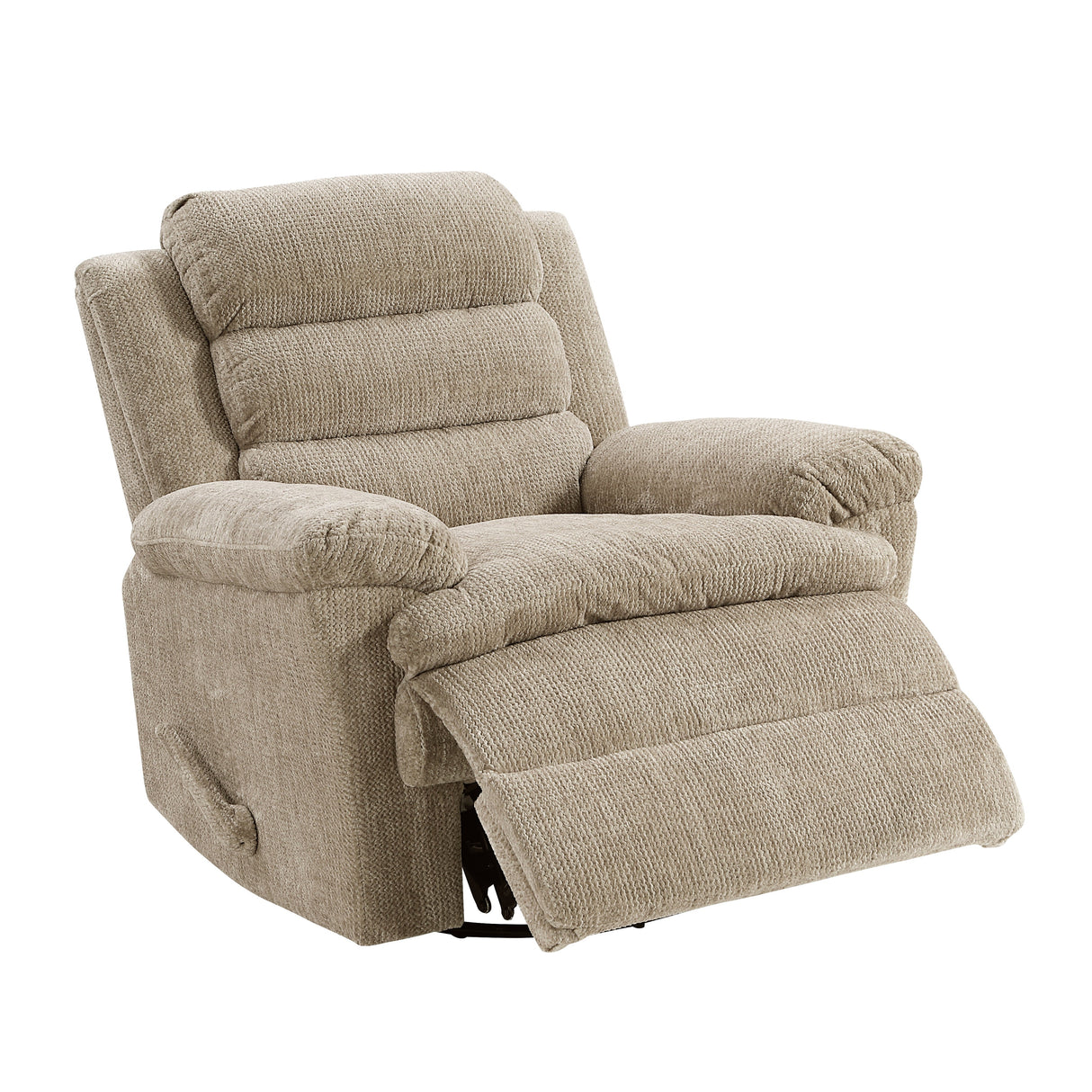 Oxford Brown Swivel Glider Reclining Chair