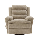 Oxford Brown Swivel Glider Reclining Chair