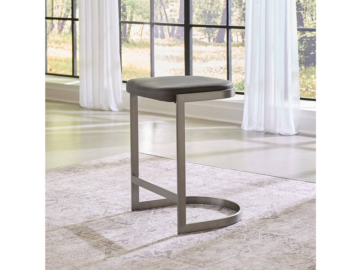 Oxford Davy's Grey Backless Counter Stool (Set of 2) by Modus Furniture at Eve Furniture