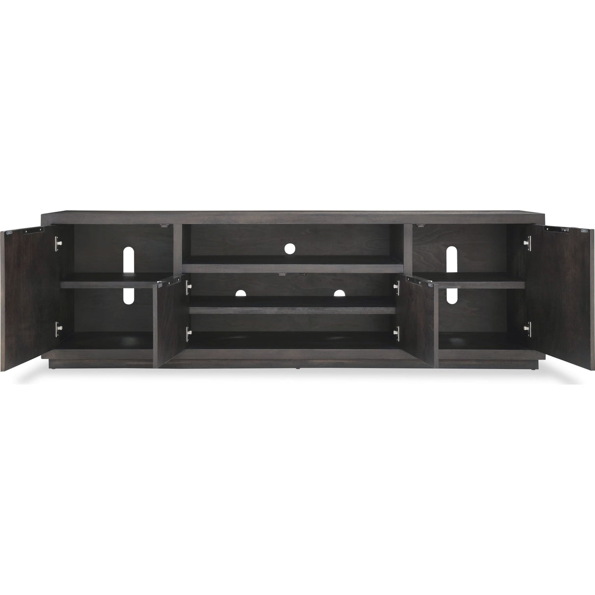 Oxford Entertainment Console 84W in Basalt Grey by Modus Furniture at Eve Furniture