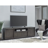 Oxford Entertainment Console 84W in Basalt Grey by Modus Furniture at Eve Furniture