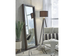 Oxford Floor Low Mirror - Basalt Grey by Modus Furniture at Eve Furniture