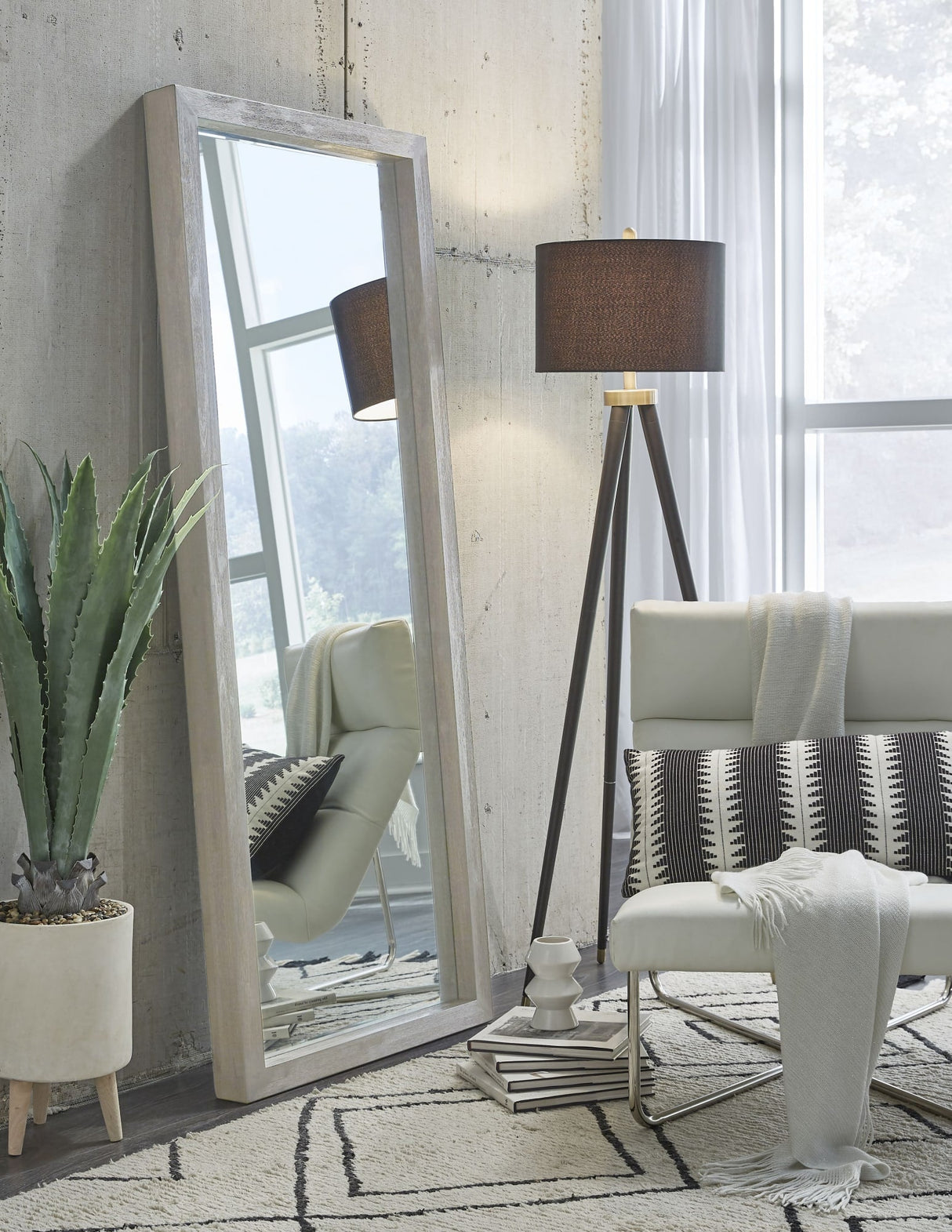 Oxford Mineral Floor Mirror by Modus Furniture at Eve Furniture