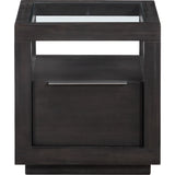 Oxford One Drawer End Table in Basalt Grey by Modus Furniture at Eve Furniture