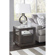 Oxford One Drawer End Table in Basalt Grey by Modus Furniture at Eve Furniture