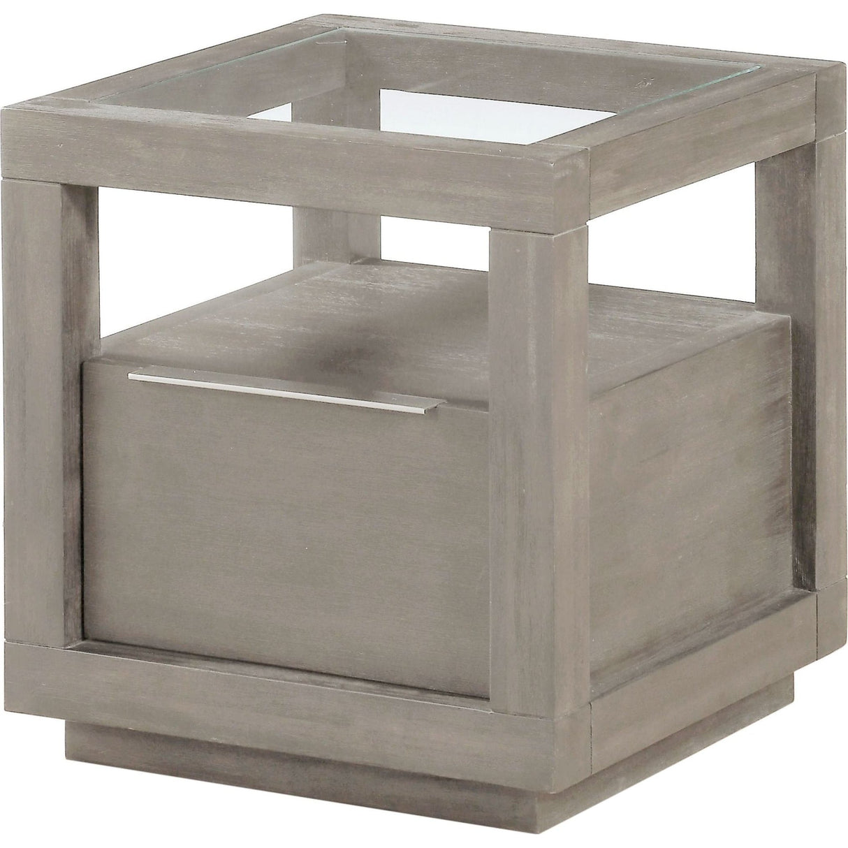 Oxford One-Drawer End Table in Mineral by Modus Furniture at Eve Furniture
