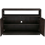 Oxford Solid Wood 54 inch Media Console in Basalt Grey by Modus Furniture at Eve Furniture