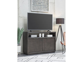 Oxford Solid Wood 54 inch Media Console in Basalt Grey by Modus Furniture at Eve Furniture