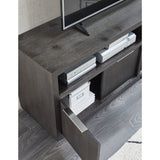 Oxford Solid Wood 74 inch Media Console in Basalt Grey by Modus Furniture at Eve Furniture