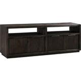 Oxford Solid Wood 74 inch Media Console in Basalt Grey by Modus Furniture at Eve Furniture