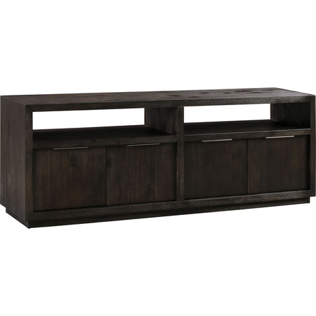 Oxford Solid Wood 74 inch Media Console in Basalt Grey by Modus Furniture at Eve Furniture
