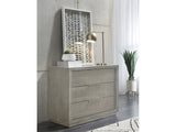 Oxford Three-Drawer Nightstand in Mineral by Modus Furniture at Eve Furniture