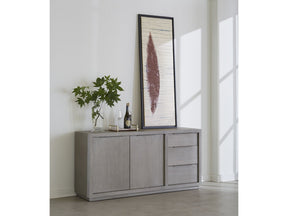 Oxford Three-Drawer Sideboard in Mineral by Modus Furniture at Eve Furniture