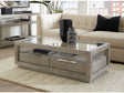 Oxford Two-Drawer Coffee Table in Mineral by Modus Furniture at Eve Furniture