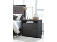Oxford Two Drawer Nightstand in Basalt Grey by Modus Furniture at Eve Furniture