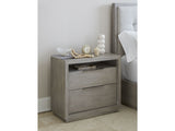 Oxford Two-Drawer Nightstand in Mineral by Modus Furniture at Eve Furniture
