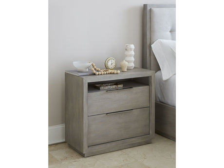 Oxford Two-Drawer Nightstand in Mineral by Modus Furniture at Eve Furniture