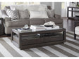 Oxford Two Drawer Rectangular Coffee Table in Basalt Grey by Modus Furniture at Eve Furniture