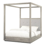 Oxford Upholstered California King Canopy Bed in Mineral by Modus Furniture at Eve Furniture