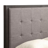 Oxford Upholstered Footboard Eastern King Storage Bed in Dolphin by Modus Furniture at Eve Furniture