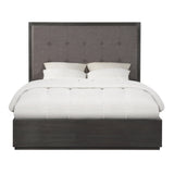 Oxford Upholstered Footboard Eastern King Storage Bed in Dolphin by Modus Furniture at Eve Furniture