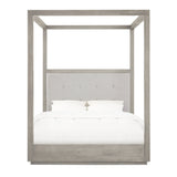 Oxford Upholstered Full Canopy Bed in Mineral by Modus Furniture at Eve Furniture