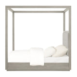 Oxford Upholstered Full Canopy Bed in Mineral by Modus Furniture at Eve Furniture