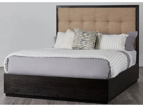 Oxford Upholstered Platform Bed in Toast by Modus Furniture at Eve Furniture