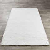Oxnard Ivory Wool Rug by Classic Home at Eve Furniture