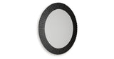 Ozias Black Accent Mirror by ASHLEY FURNITURE at Eve Furniture