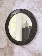 Ozias Black Accent Mirror by ASHLEY FURNITURE at Eve Furniture