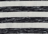 Easley Black & White  Jacquard Pouf (no Wooden Frame)
