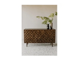Pablo 3 Door Sideboard Dark Brown by Moe's Home at Eve Furniture