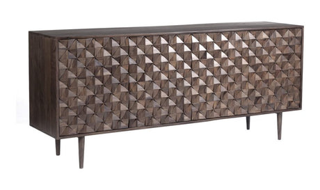Pablo 4 Door Sideboard - Brown by Moe's Home at Eve Furniture