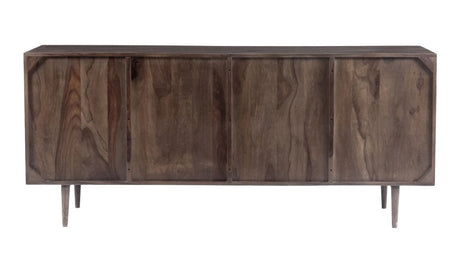 Pablo 4 Door Sideboard - Brown by Moe's Home at Eve Furniture