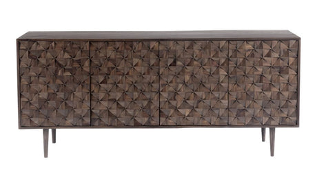 Pablo 4 Door Sideboard - Brown by Moe's Home at Eve Furniture