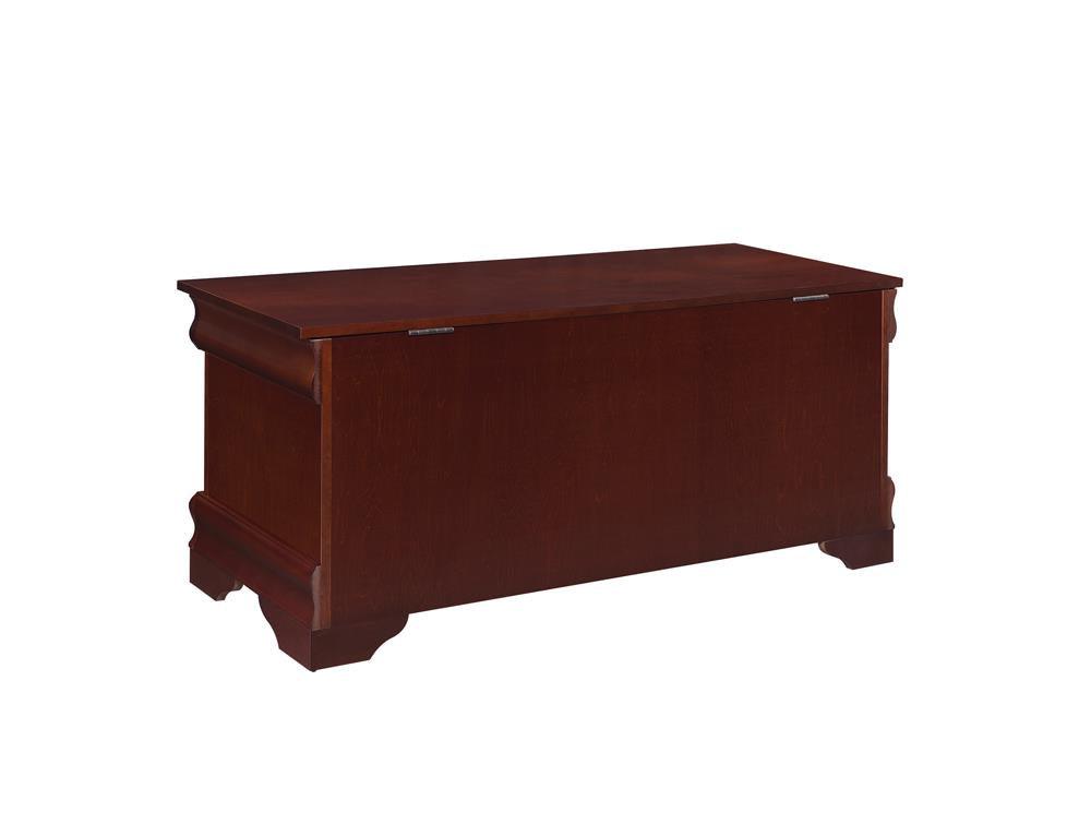Pablo Warm Brown Rectangular Cedar Chest by Coaster at Eve Furniture