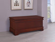 Pablo Warm Brown Rectangular Cedar Chest by Coaster at Eve Furniture